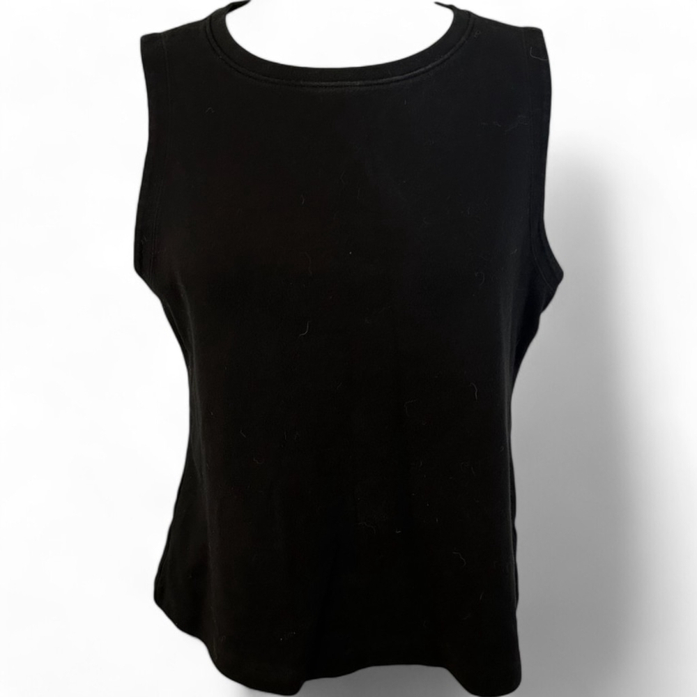 Women's GAP Tank Top Size M Black Sleeveless